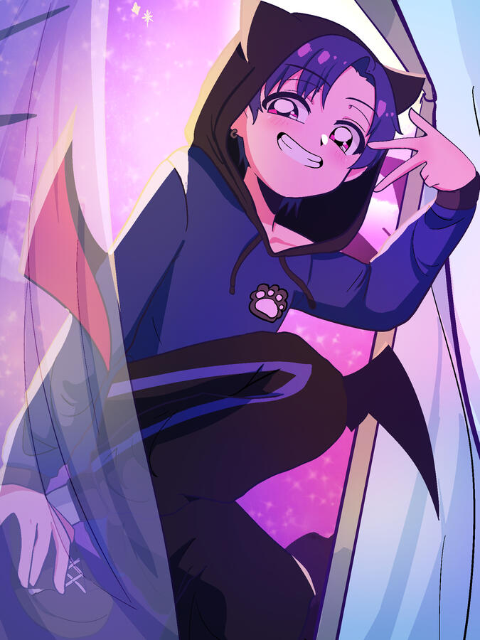 90s Anime Vampire | Mono